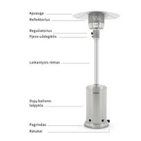 sildytuvas - Dujinis šildytuvas Enders Elegance 937622, 8000 W - 3 nuotrauka