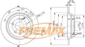 Stabdžių diskas FREMAX BD-0416