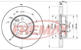 Stabdžių diskas FREMAX BD-1093
