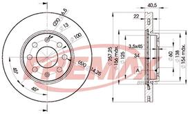 Stabdžių diskas FREMAX BD-0920
