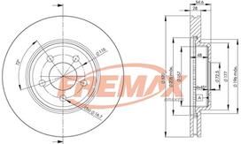 Stabdžių diskas FREMAX BD-9196
