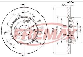 Stabdžių diskas FREMAX BD-2312
