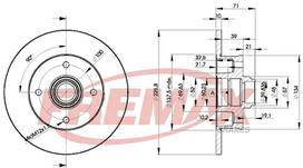 Stabdžių diskas FREMAX BD-3393