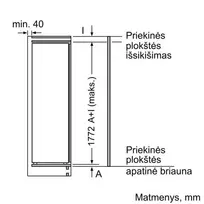 saldytuvas 178 cm - Bosch KIR81ADD0 - 2 nuotrauka