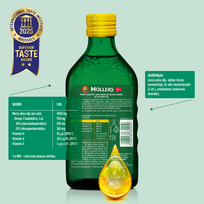 omega 3 papildai - MOLLER'S ŽUVŲ TAUKAI, citrinų skonio, 250 ml - 3 nuotrauka