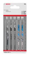 Pjūklelių rinkinys Bosch 2608667853; 5 vnt.
