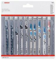 Pjūklelių komplektas Bosch 2607011171; 10 vnt.
