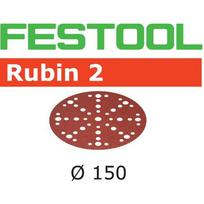 festool 150 diskas - Šlif. popierius eksc. šlifuokliui Festool STF 150 mm; 48; P40; RU2; 50 vnt. - 1 nuotrauka