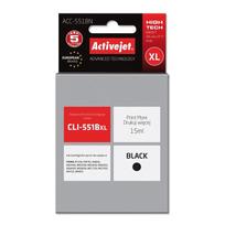 Rašalinio spausdintuvo kasetė Action ActiveJet ACC-551BN Black
