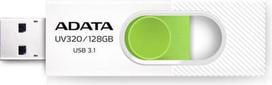 usb flash drive 3.2 - ADATA UV320 128GB White/Green (Baltas/Žalias) - 4 nuotrauka