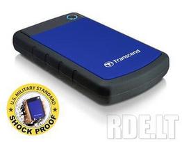 hdd 1tb isoriniai - Transcend StoreJet 25H3B 1TB Blue (Mėlynas) - 5 nuotrauka