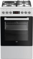 virykle dujine elektrine orkaite 60 60 - Beko FSE53320DWCS - 1 nuotrauka