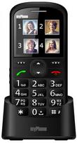 telefonas mygtukai - MyPhone HALO2 Black (Juodas) - 4 nuotrauka
