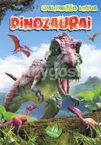dinozaurai knyga - Dinozaurai. Spalvinimo knyga - 2 nuotrauka