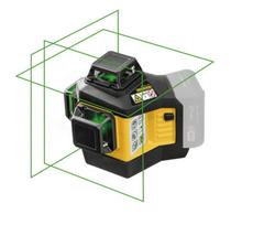 nivelyras 3 liniju - Lazerinis nivelyras Stabila LAX 600 G, 3x360° žalios linijos, 1x 2Ah - 1 nuotrauka