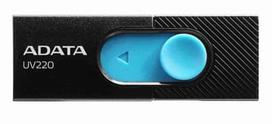 ADATA UV220 32GB Black/Blue (Juodas/Mėlynas)