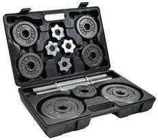 hanteliai - Profit Iron Dumbbell in Suitcase 20kg - 1 nuotrauka