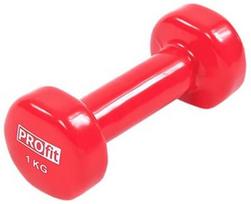 ProFit Vinyl Dumbbell 1kg Red