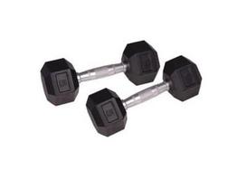 Šešiakampis hantelis inSPORTline HEX 12kg