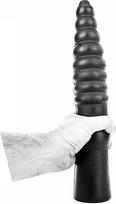 all black dildo - Falo imitatorius All Black 33 cm - 3 nuotrauka