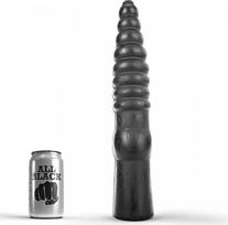 all black dildo - Falo imitatorius All Black 33 cm - 4 nuotrauka