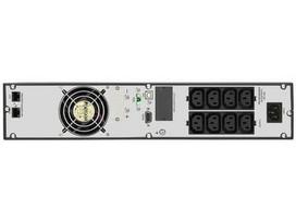 ups 1000va 1000w - Power Walker UPS On-Line 1000VA, PF1.0, 8x IEC OUT, USB/RS-232, LCD, Rack19''/To - 4 nuotrauka