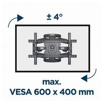 stovas televizoriaus - GEMBIRD Wall mount  WM-75ST-01  Tilt, swivel, rotate  32-75 "  Maximum weight (capac - 3 nuotrauka