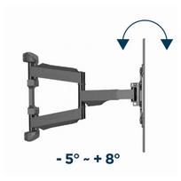 stovas televizoriaus - GEMBIRD Wall mount  WM-75ST-01  Tilt, swivel, rotate  32-75 "  Maximum weight (capac - 6 nuotrauka
