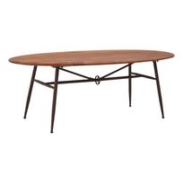 Valgomojo stalas iš riešutmedžio masyvo 104x219 cm New Foundry – Premier Housewares