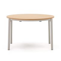 Apvalios formos prailginamas valgomojo stalas iš ąžuolo ø 120 cm Montuiri – Kave Home