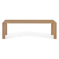 Valgomojo stalas natūralios spalvos iš ąžuolo 110x220 cm Deyanira – Kave Home