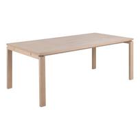 Prailginamas valgomojo stalas su ąžuolo dekoro stalviršiu 100x200 cm Linley – Actona