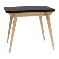 Sulankstomas valgomojo stalas su juodu stalviršiu 65x90 cm Envelope - Ragaba