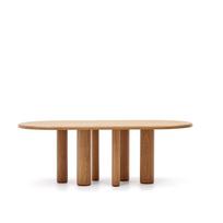 Valgomojo stalas iš uosio 105x220 cm Mailen – Kave Home