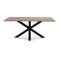 Valgomojo stalas su ąžuoliniu stalviršiu 100x180 cm Comba - Marckeric