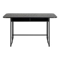 Valgomojo stalas juodos spalvos 80x140 cm Darlington – Actona