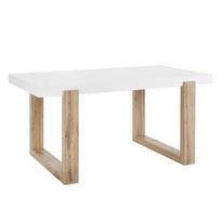 Valgomojo stalas baltos spalvos 90x160 cm Solid – Støraa