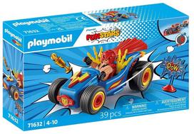 kartingu dalis - Playmobil Funstars Racing Wrestler 71632, plastikas - 2 nuotrauka