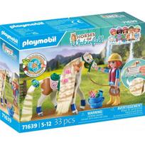 Playmobil Horses Of Waterfall Ellie With Horse 71639, plastikas