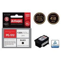 rasalines kasetes spausdintuvams - Rašalinio spausdintuvo kasetė ActiveJet AC-512R Cartridge 18ml Black - 2 nuotrauka