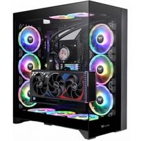 tempered glass pc case - Thermaltake CTE E600 MX Black (Juodas) - 1 nuotrauka