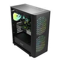 atx korpusai - Darkflash DK360 Black (Juodas) - 2 nuotrauka