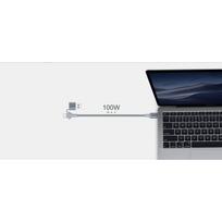 ikrovimo type 2 kabelis - Orsen S8 2-IN-1 USB and Type-C 5A 1.5m black - 3 nuotrauka