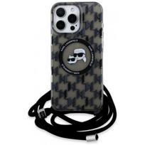 karl lagerfeld iphone 16 pro - Karl Lagerfeld "IML Crossbody Monogram Karl and Choupette Head iPhone 16 Pro" Black - 1 nuotrauka
