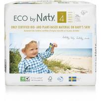 Eco by NATY sauskelnės 4 dydis 7-18kg 26 vnt.