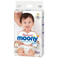 MOONY sauskelnės Natural M 6-11kg 48 vnt.