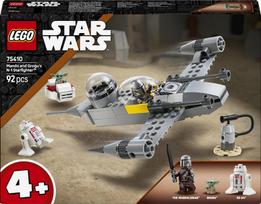 star wars grogu - LEGO Mando and Grogu's N-1 Starfighter 75410 - 1 nuotrauka