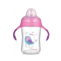 CANPOL BABIES mokomasis puodelis su silikoniniu snapeliu Birds, 300ml 56/519