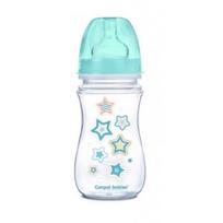 CANPOL BABIES buteliukas plataus kaklelio Easy Start Newborn Anti-colic 240ml 35/217 blue stars