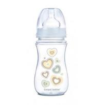 CANPOL BABIES buteliukas plataus kaklelio Easy Start Newborn Anti-colic 240ml 35/217 beige hearts